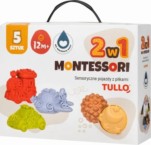 Set lodrash sensorike Tullo Montessori, 5 copë, ngjyra të ndryshme