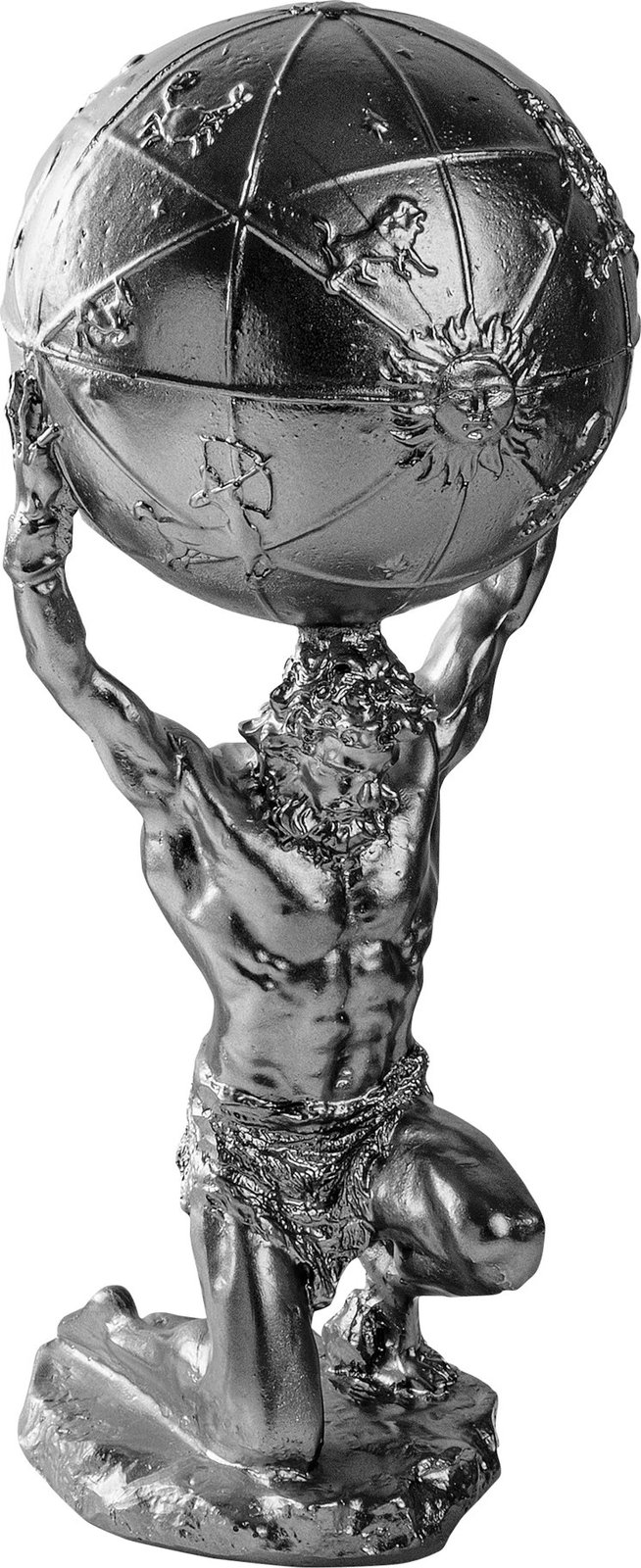 Objekt dekorativ Aberto Design, Yak-039-B, ngjyrë argjendi