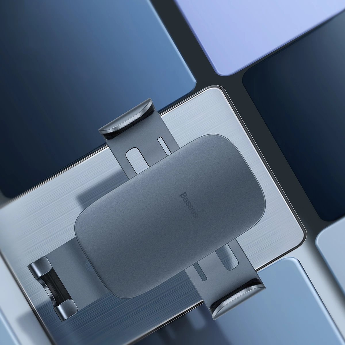 Mbajtës telefoni për veturë Baseus Metal Age II SUJS000013, gravitacional, metal, gri e errët