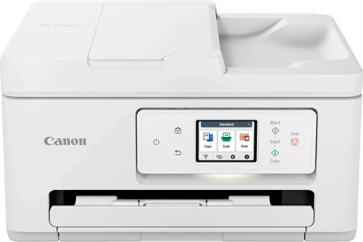 Pajisje multifunksionale inkjet Canon PIXMA TS7550i A4 3-në-1 Wi‑Fi Wi‑Fi Direct ADF 35 fleta e bardhë