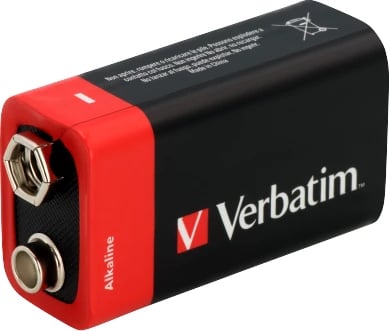 Bateri 9V Alkaline Verbatim, 49924