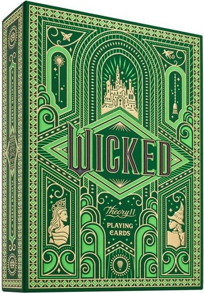 Letra loje Bicycle Wicked Cards Land of Oz, set, e gjelbër