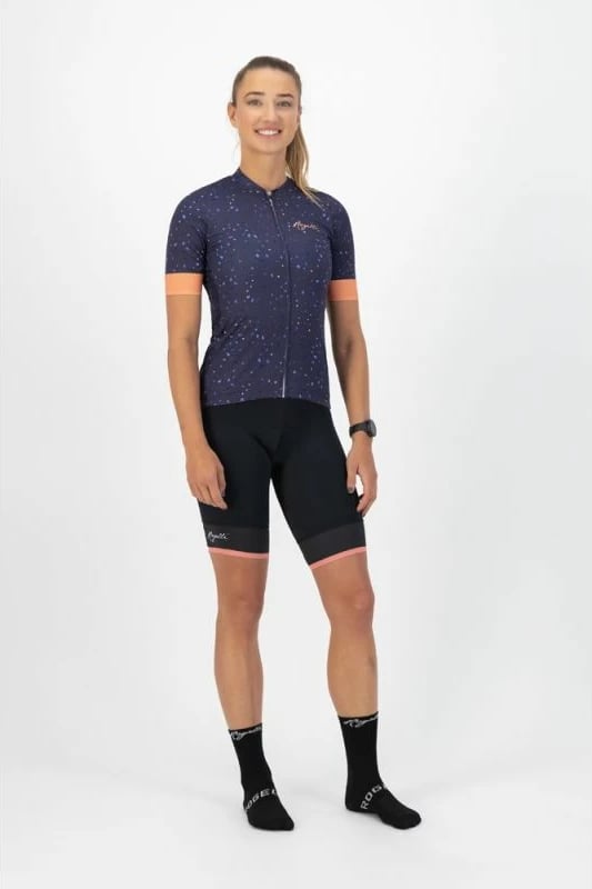 Maicë sportive për femra Rogelli, vjollcë-korale