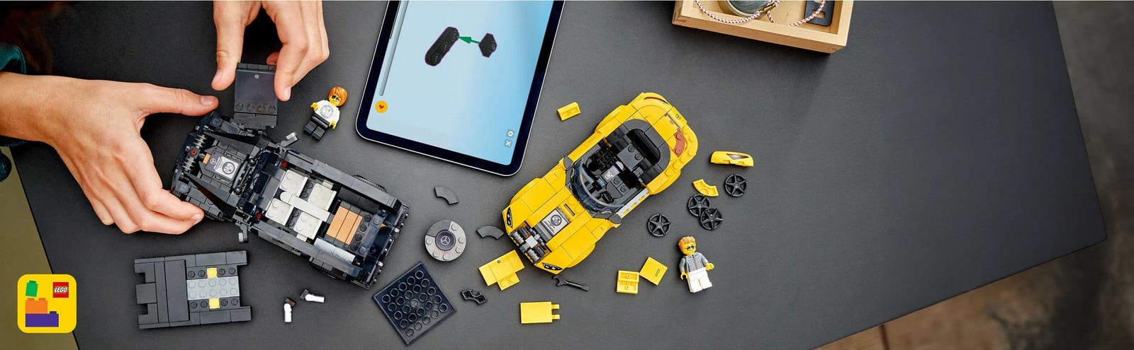 Set ndërtimi LEGO Mercedes-AMG G 63 & SL 63, 808 pjesë, shumëngjyrësh Set ndërtimi LEGO Mercedes-AMG G 63 & SL 63, 808 pjesë, shumëngjyrësh