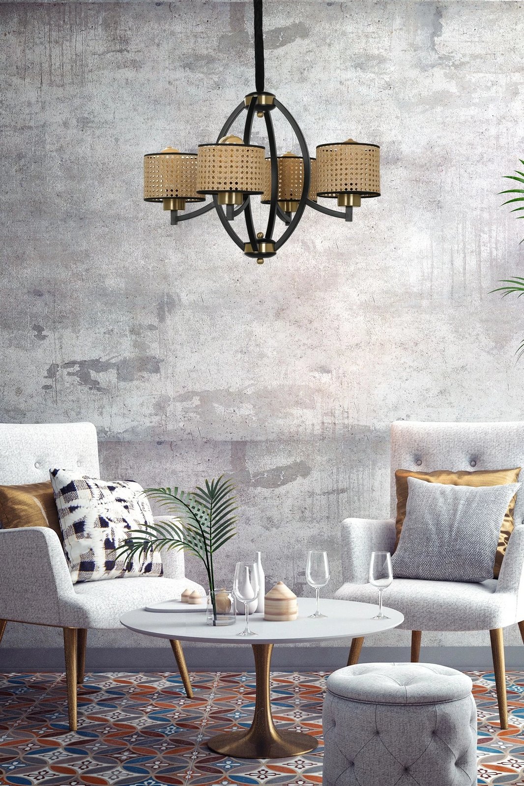 Llambadar Opviq, 8345-4, ngjyrë kafe