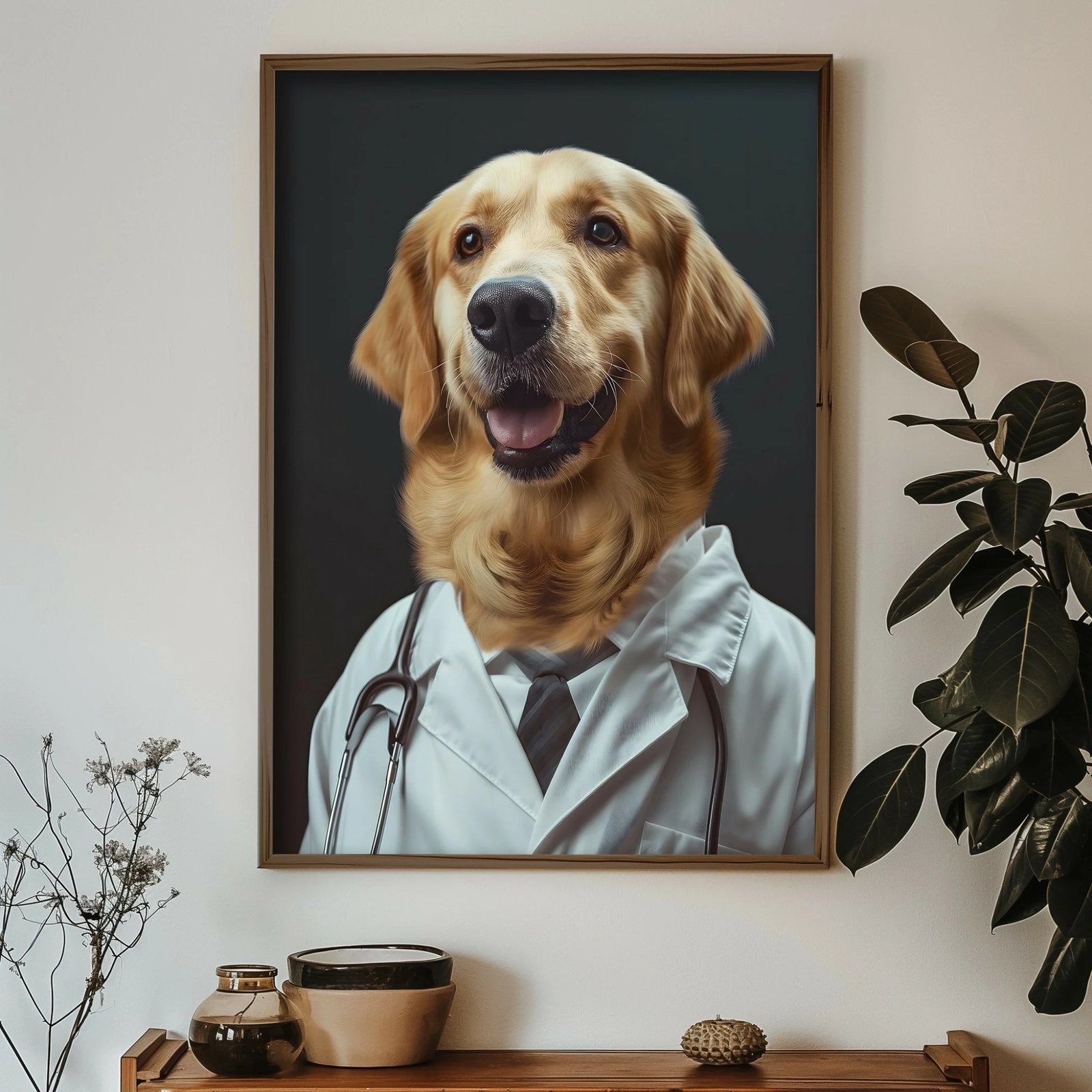 Pikturë dekorative me kornizë MDF, Wallity, GE037-L