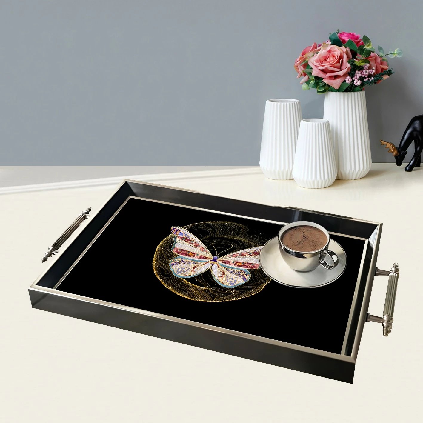 Tabaka xhami Aberto Design, shumëngjyrëshe, TPG9881