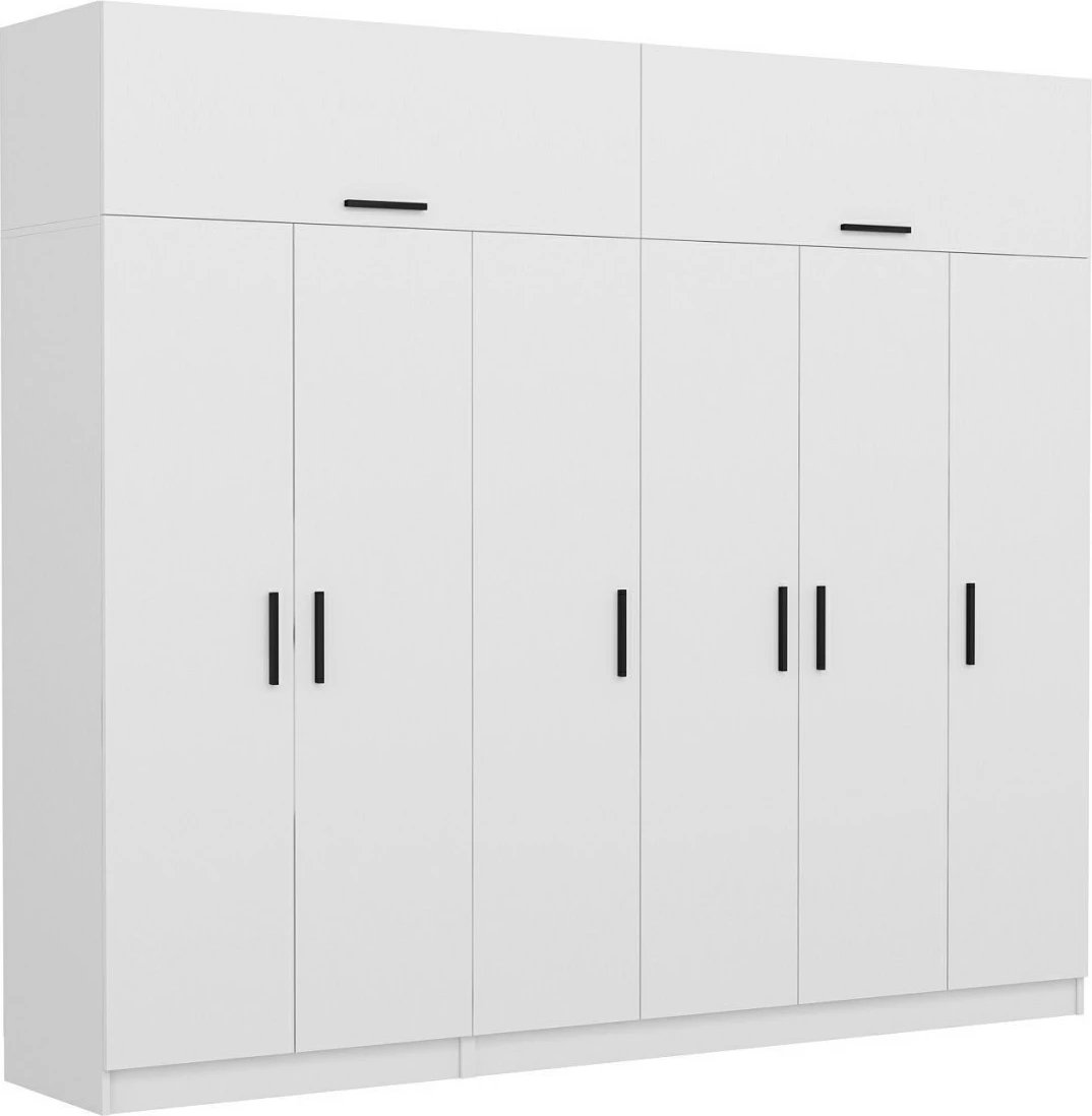 Dollap Skye Decor, ngjyrë e bardhë, Kale - 3931