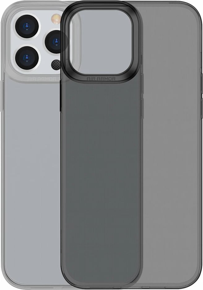 Mbështjellës Baseus Simple Series për iPhone 13 Pro, TPU, i tejdukshëm, zi