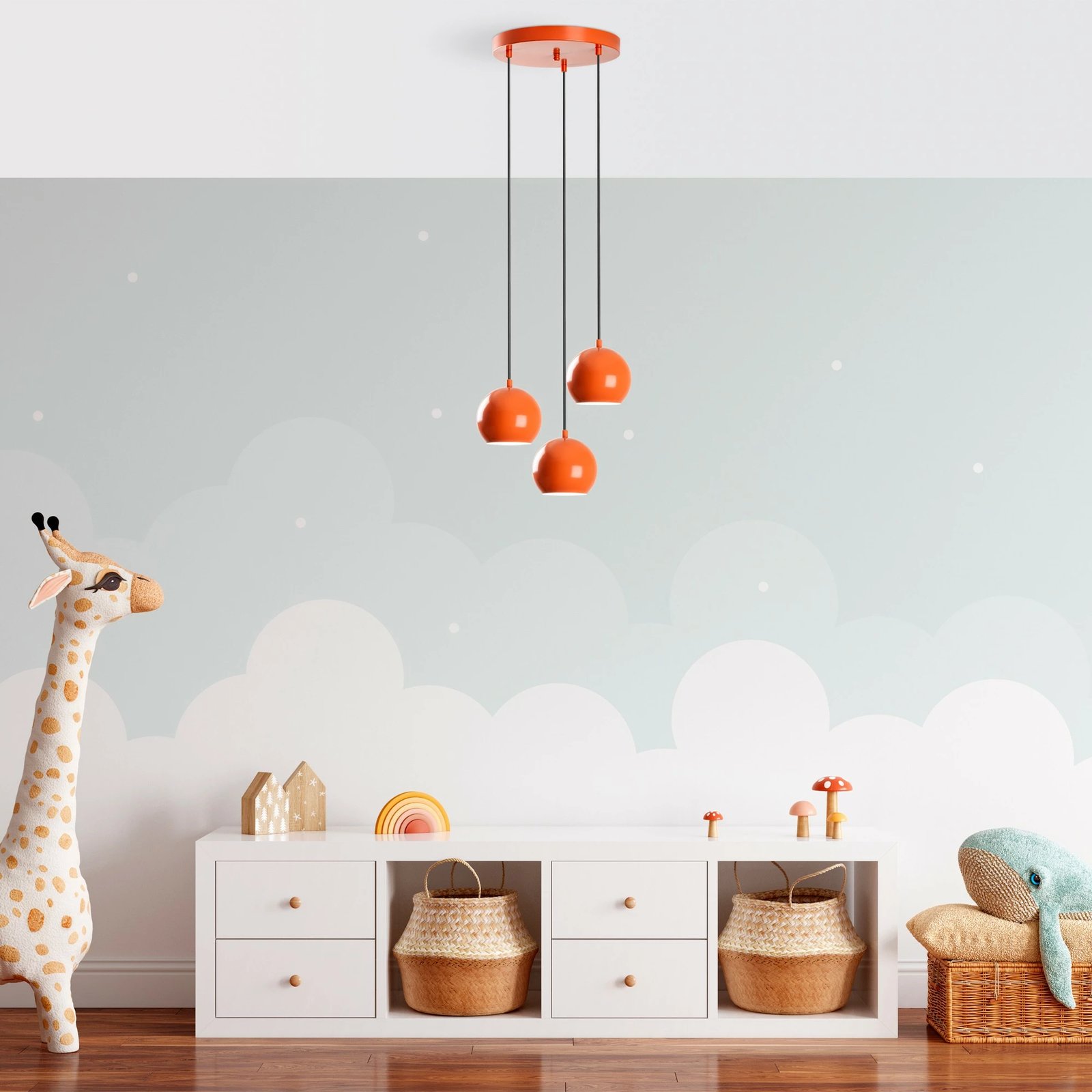 Llambë tavani Opviq Top-15-241-1, portokalli