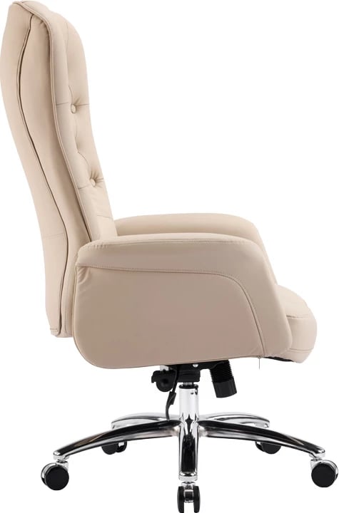 Karrige menaxheri për zyre, ngjyrë bezhë, Kaline, 69x79x115-123cm