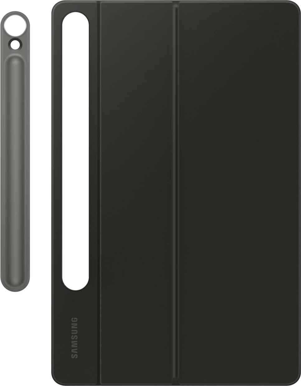 Mbështjellës tastierë Samsung EF-DX725, QWERTZ, Galaxy Tab S9, Galaxy Tab S9 FE, e zezë
