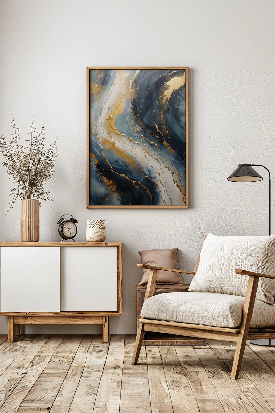 Pikturë dekorative me kornizë, Wallity, Artsrmdl30, shumëngjyrëshe, 33x48cm