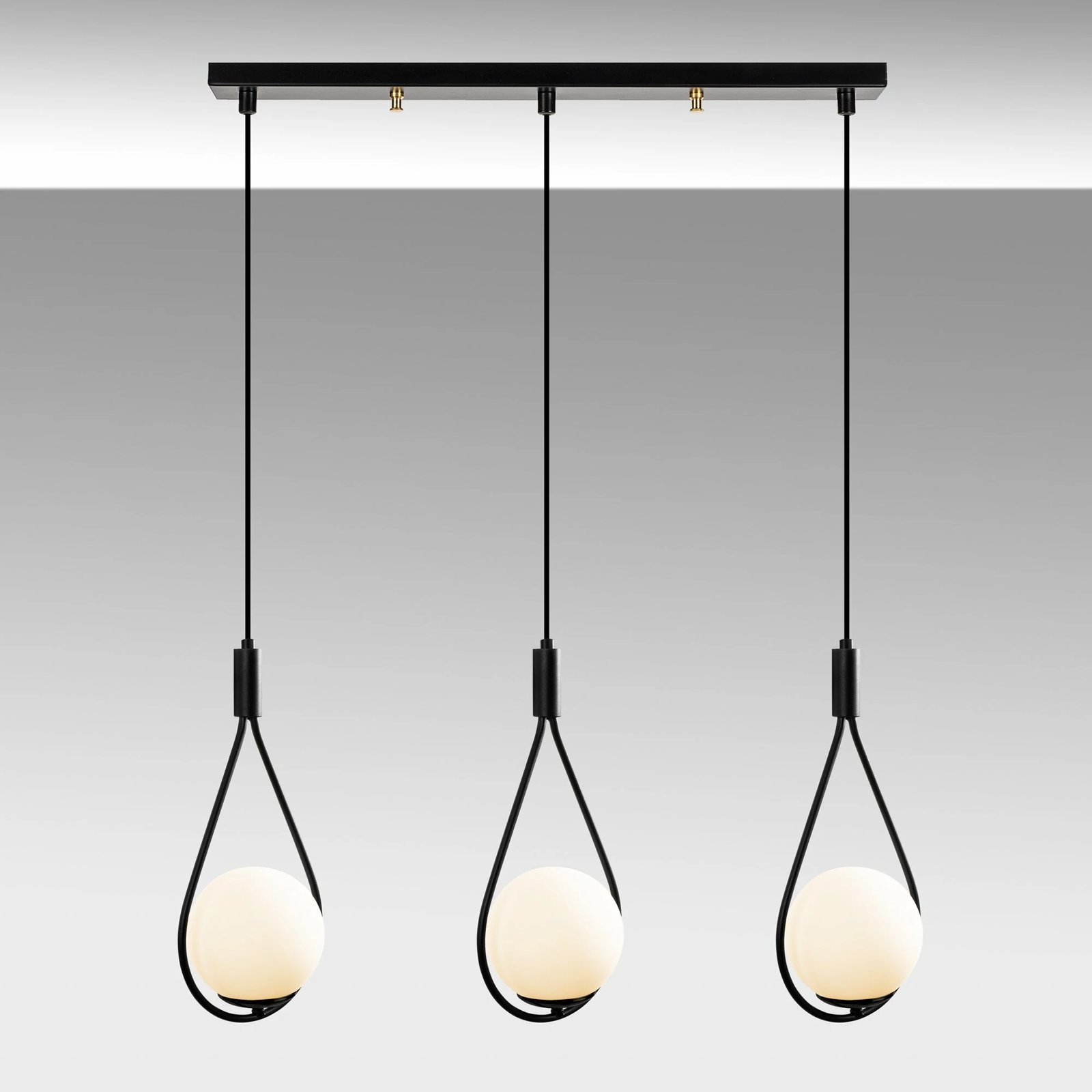 Llambë tavani Opviq, GMN-00009, trup hekuri, ngjyrë e zezë, lartësi e rregullueshme