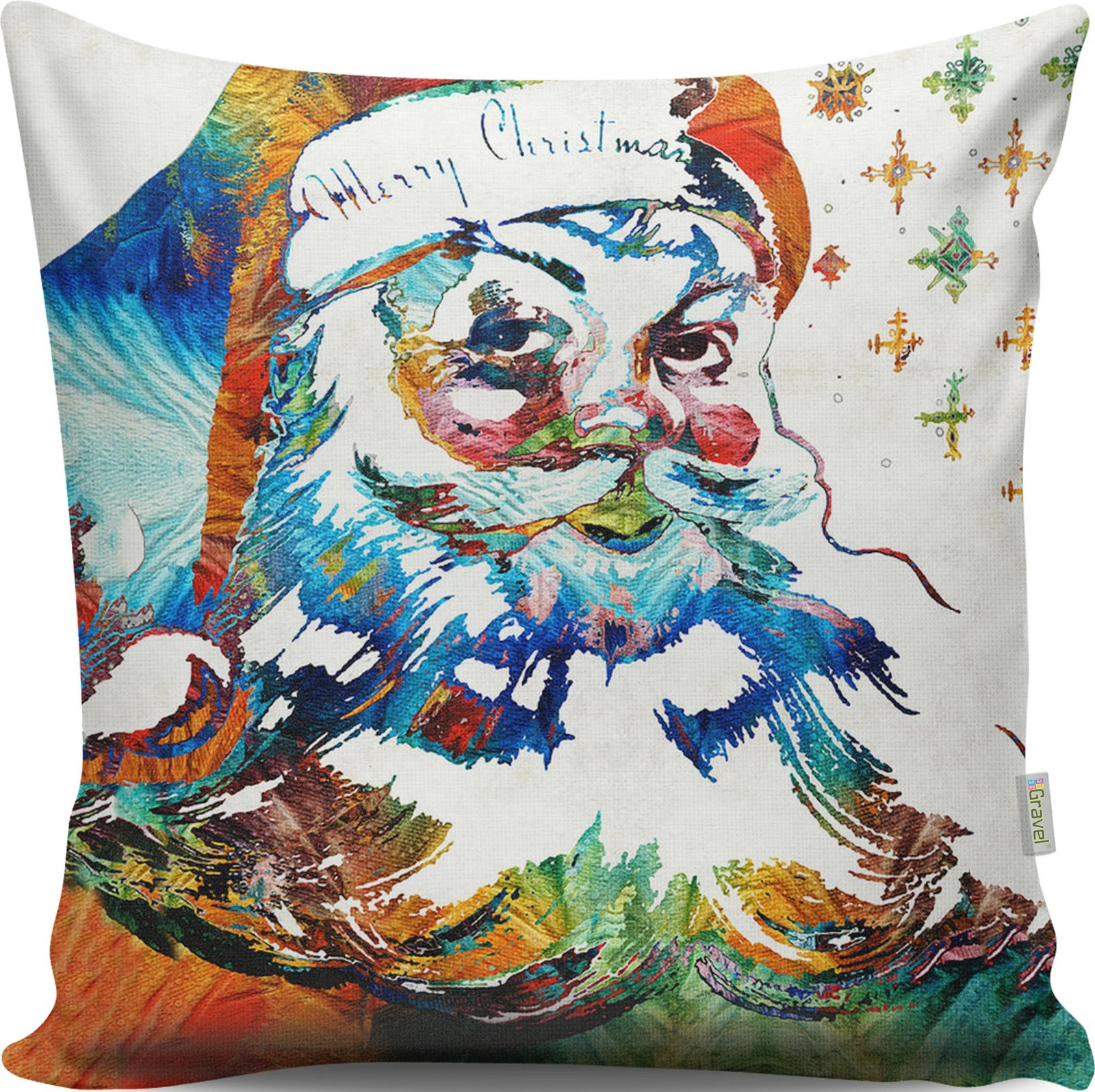 Jastëk dekorativ multingjyrësh, Evila Originals, A13062, 43x43cm