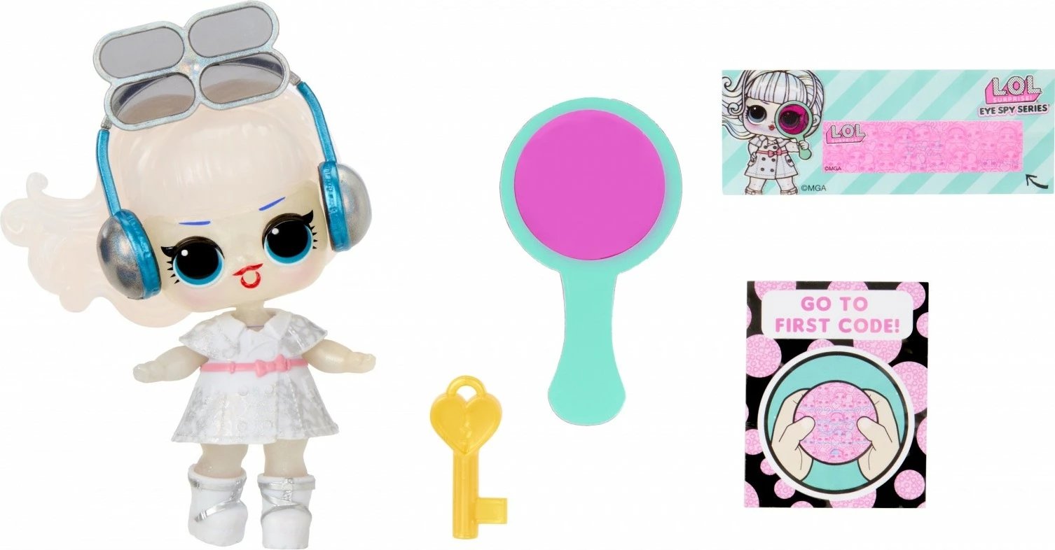Lodër surprizë L.O.L. Surprise Eye Spy Mix Doll, MGA, 542629-EUC, plastikë, për vajza, ngjyra të ndryshme Lodër surprizë L.O.L. Surprise Eye Spy Mix Doll, MGA, 542629-EUC, plastikë, për vajza, ngjyra të ndryshme