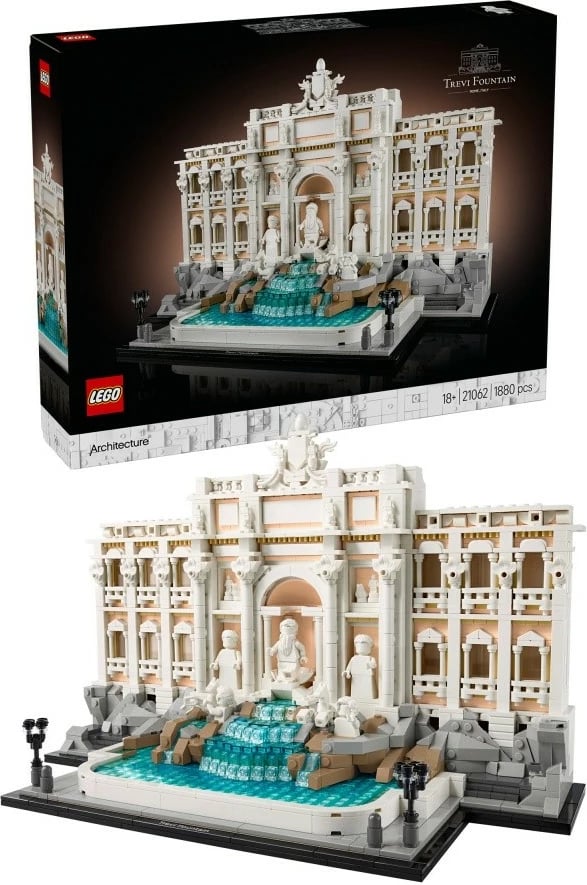 Set ndërtimi LEGO Architecture 21062 Fountain of Trevi, 1880 pjesë