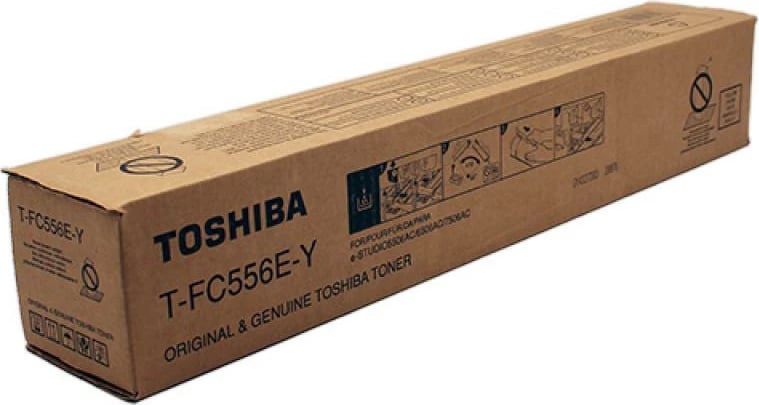 Toner, Toshiba, T-FC556E-Y (TFC556EY) 6AK00000362/6AK00000461, rendiment deri 24,000 faqe, origjinal, e verdhë