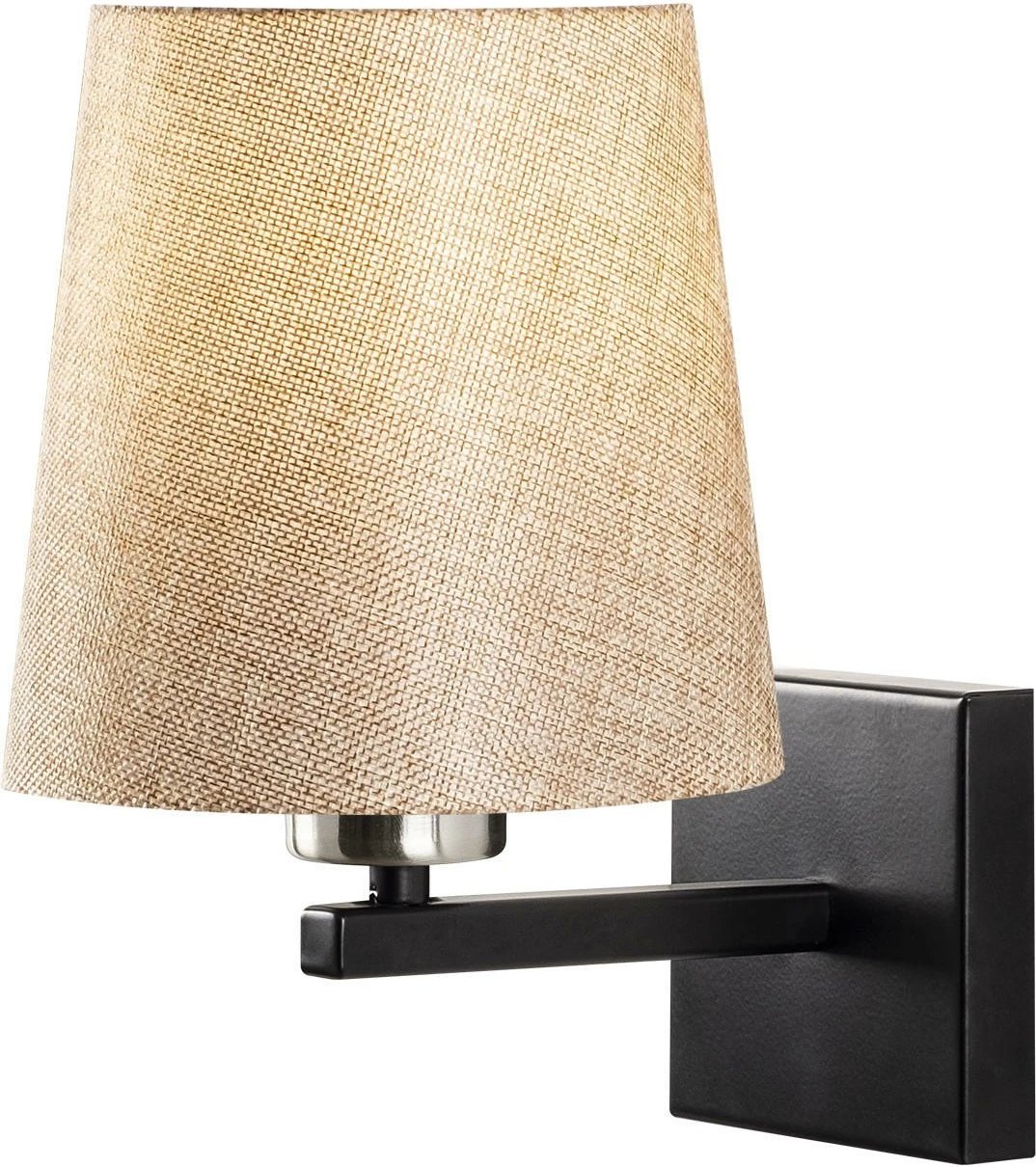 Llambë muri Opviq, Profil - 4662, ngjyrë e zezë, nikel, krem, 18x24x30cm Llambë muri Opviq, Profil - 4662, ngjyrë e zezë, nikel, krem, 18x24x30cm