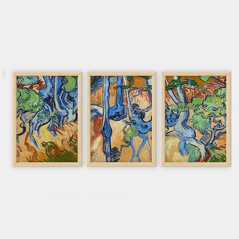 Pikturë dekorative me kornizë (3 copë), Wallity, 3NTC_UN3868449_5575
