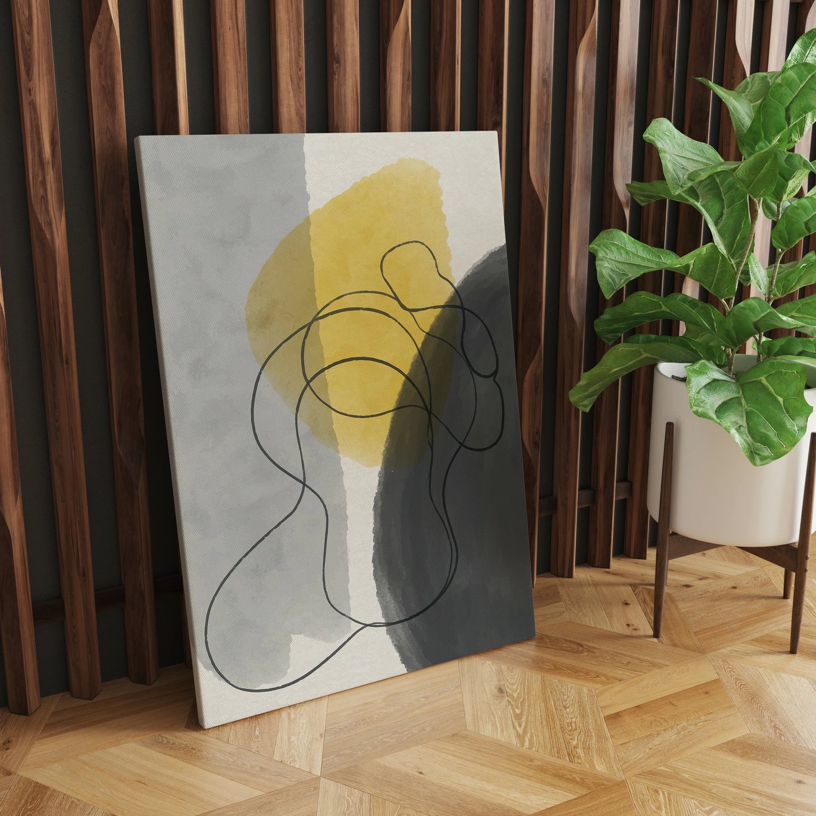 Pikturë dekorative në kanavacë Wallity, ASR_CNV25-1, 70x100 cm