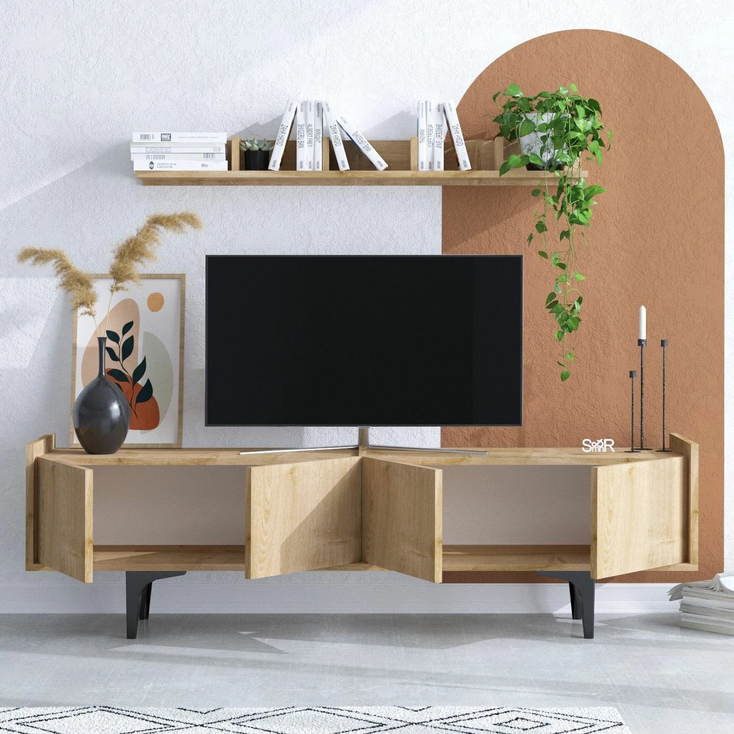 Njësi TV Hanah Home, Cursa, ngjyrë lisi safir
