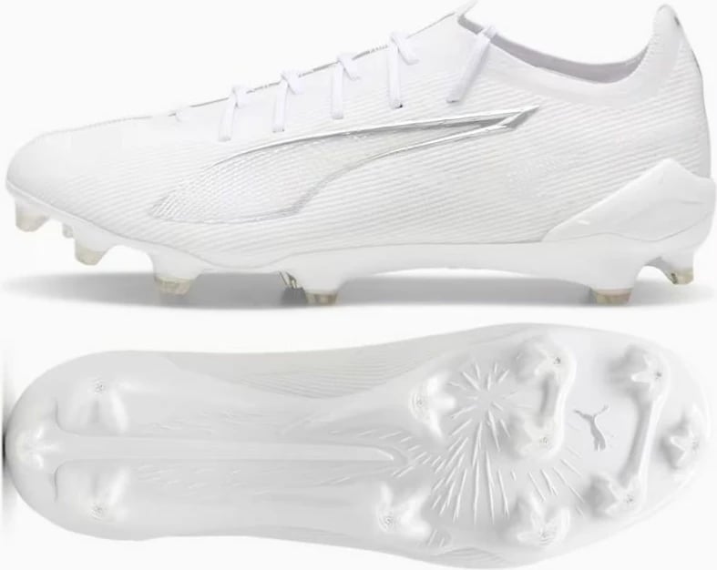 Atlete futbolli për meshkuj Puma, të bardha