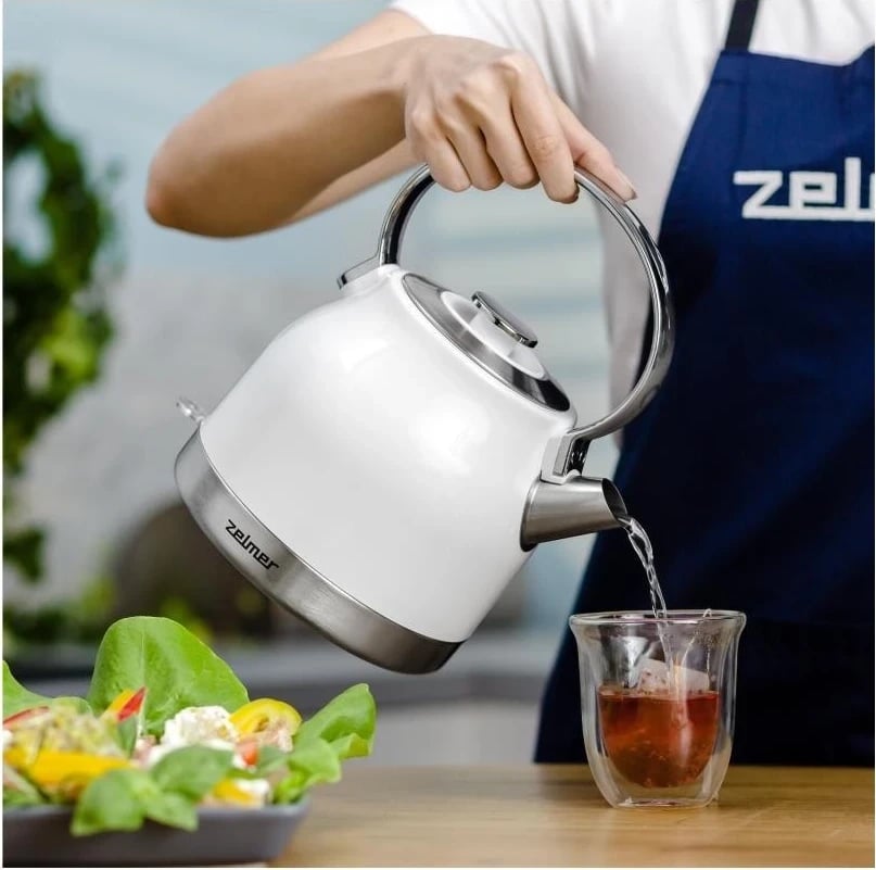 Çajnik elektrik Zelmer ZCK7940, i bardhë