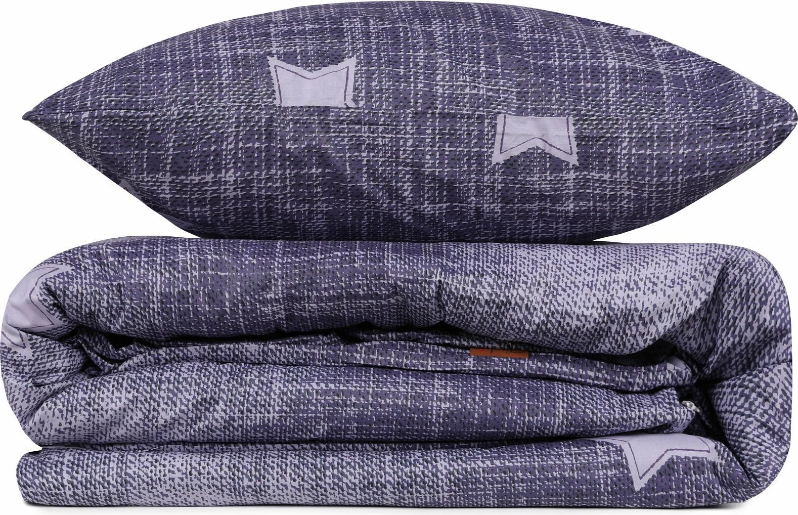 Set mbulesë për jorgan dopio Ranforce, L'essentiel, Tstar, ngjyrë kaltër e errët dhe e bardhë