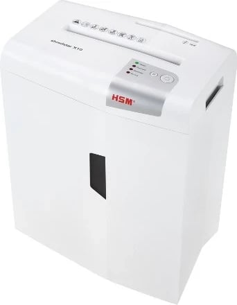 Prishës Dokumentesh HSM shredstar X10, me mekanizëm të veçantë për prerjen e CD-ve, Argjendtë