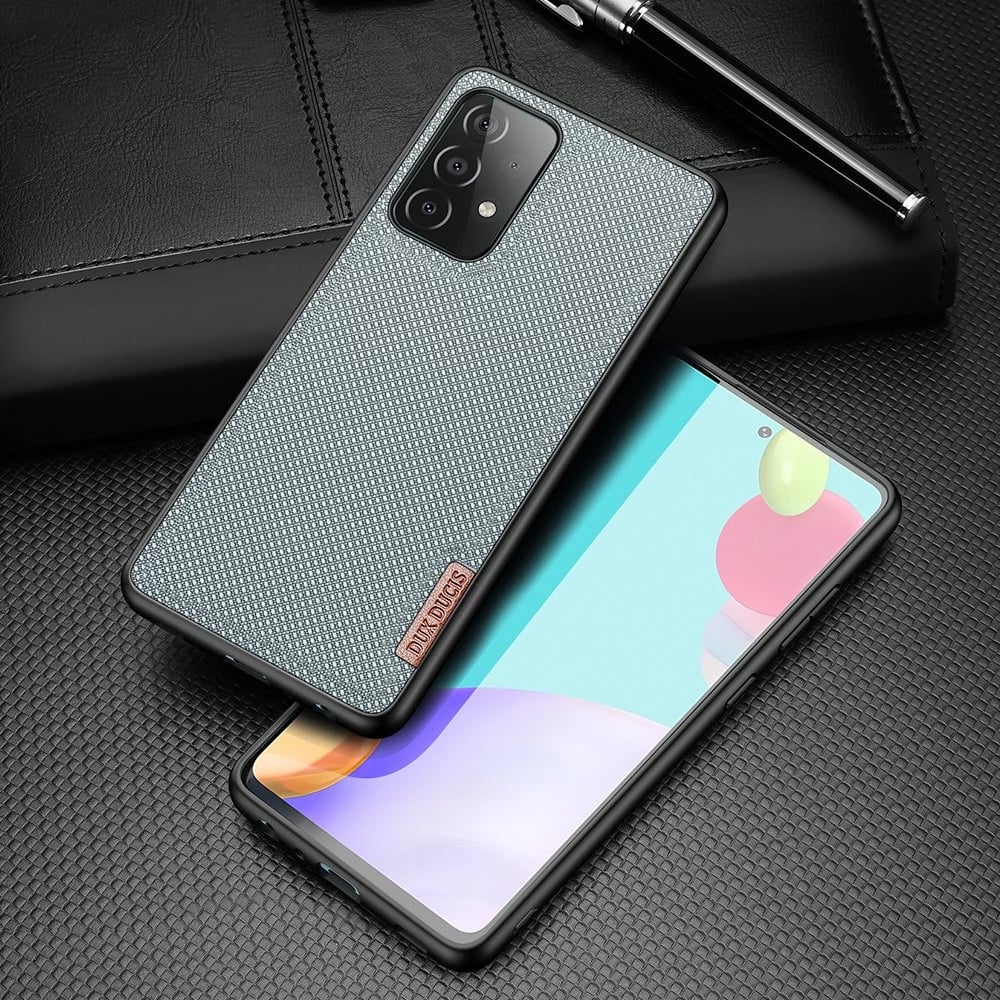 Mbështjellës Dux Ducis Fino për Samsung Galaxy A72, najlon, Gri