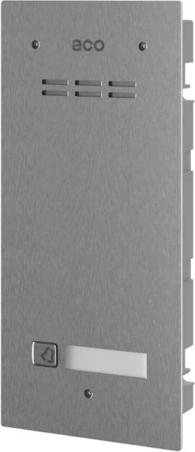 Panel interkomi ACO FAM-P-1NPACC, metalik
