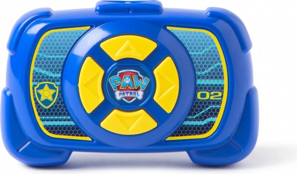 mjet RC me telekomandë, Spin Master Paw Patrol Chase Action Cruiser 6073298, 25 cm, 2.4 GHz, drita LED, blu