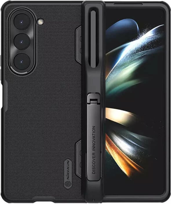 Mbështjellës Nillkin Super Frosted Shield Fold-Pen për Samsung Galaxy Z Fold 5, i zi