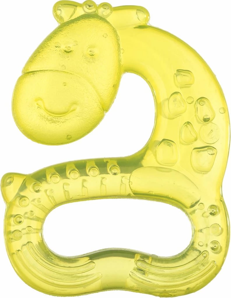 unazë ftohëse për dhëmbëzim, AKUKU, Giraffe, 9 cm, për 3m+, e verdhë