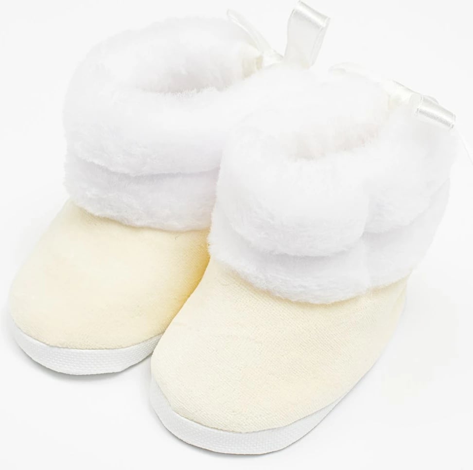 çizme bebe dimri, New Baby, 3-6 m, brendshme wellsoft, taban PVC pa BPA i hollë, jo për ecje, bezhë