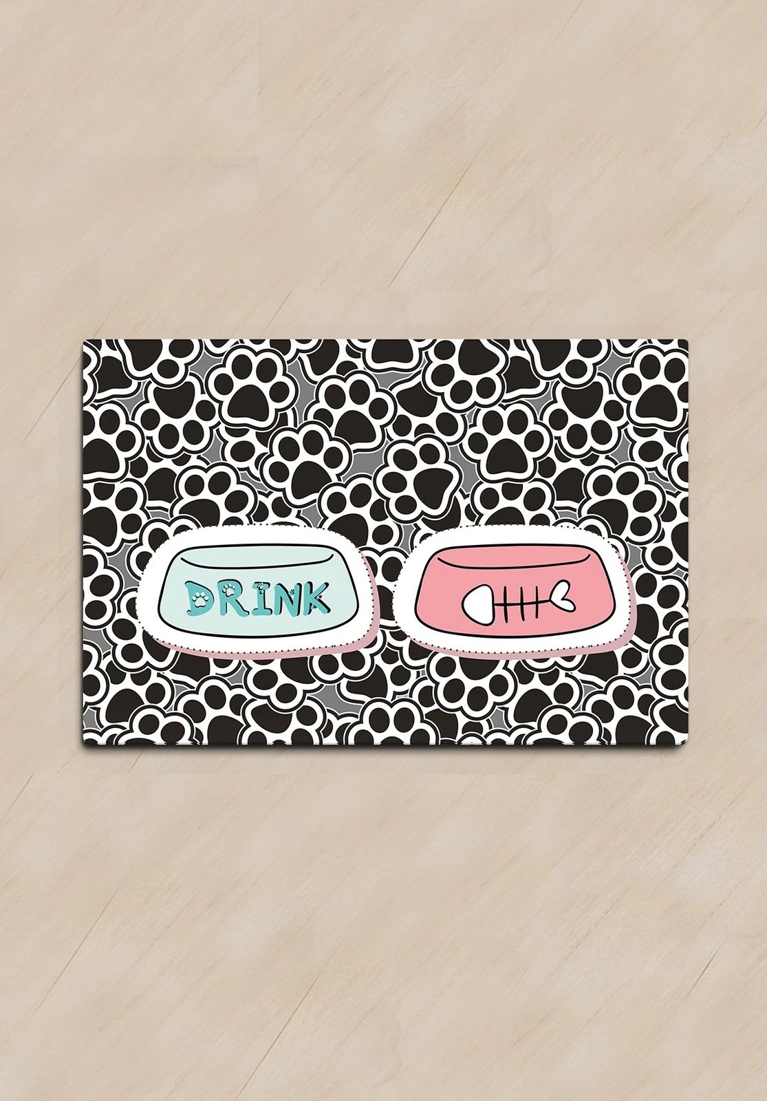 Tapet për rërë mace, Paws & Whiskers, Lafiso, shumëngjyrësh, 40x60cm