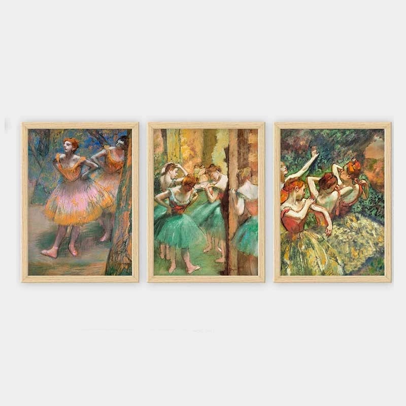 Pikturë dekorative me kornizë (3 copë), Wallity, 3NTC_UN2684790_3545