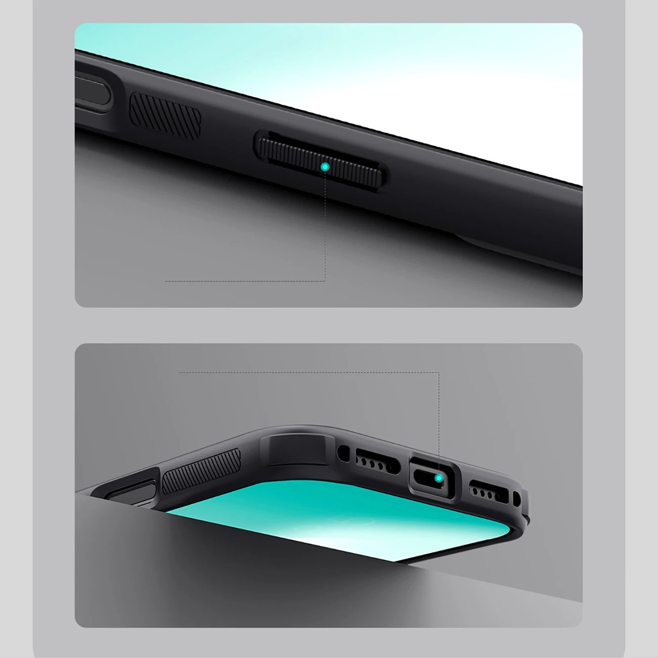 Mbështjellës Nillkin Super Frosted Shield Pro, për iPhone 17 Pro, MagSafe kompatibil, PC+TPU, e zezë transparente