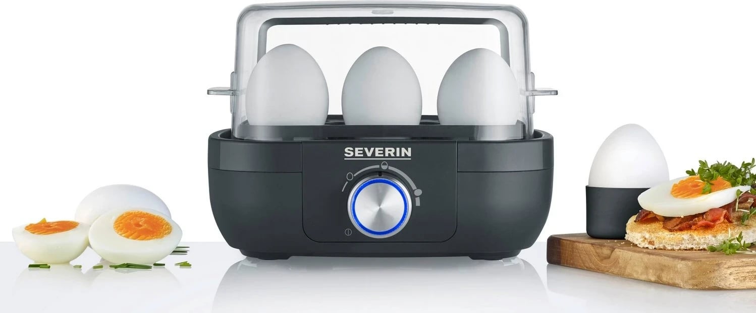 Aparat për gatim vezësh Severin EK 3166, ngjyrë e zezë