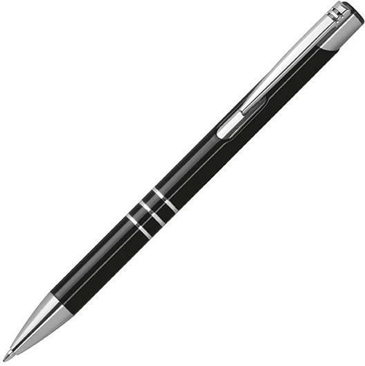Stilolaps metalik MACMA 23080-09, Detaje argjendi, Ngjyrë e zezë