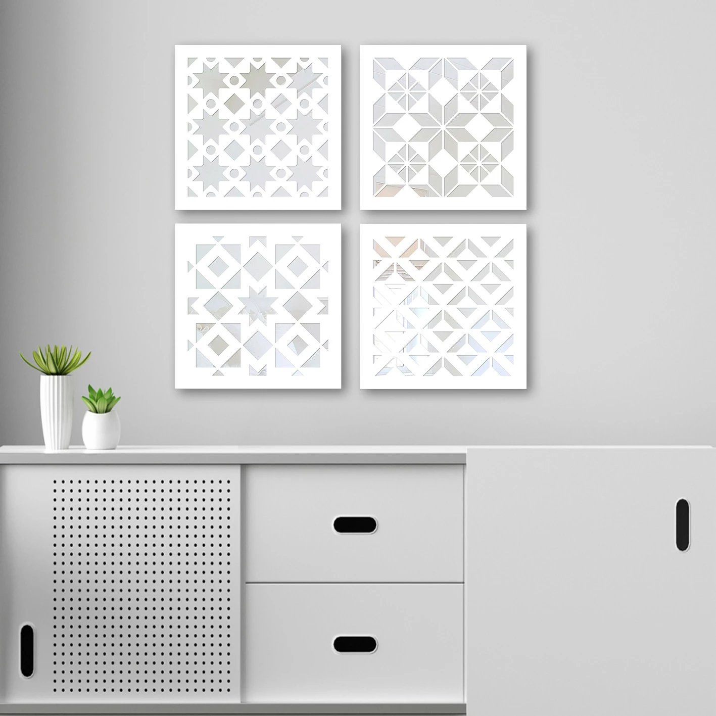 Set pasqyrash (4 copë), Wallity, BYZ1508840039