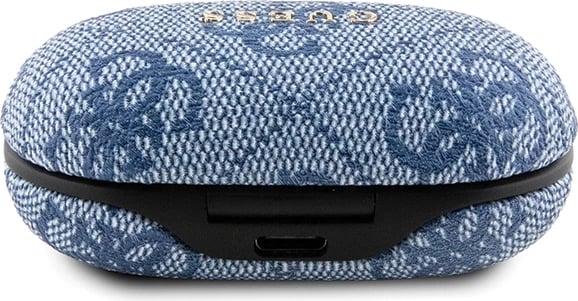 Kufje Bluetooth Guess 4G Metal me dok, TWS, ENC, Blu