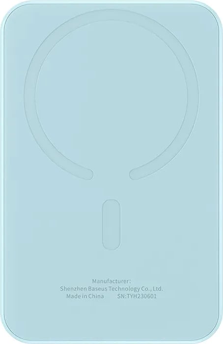 Powerbank Baseus Magnetic Mini 5000mAh, 20W, USB-C, Blu