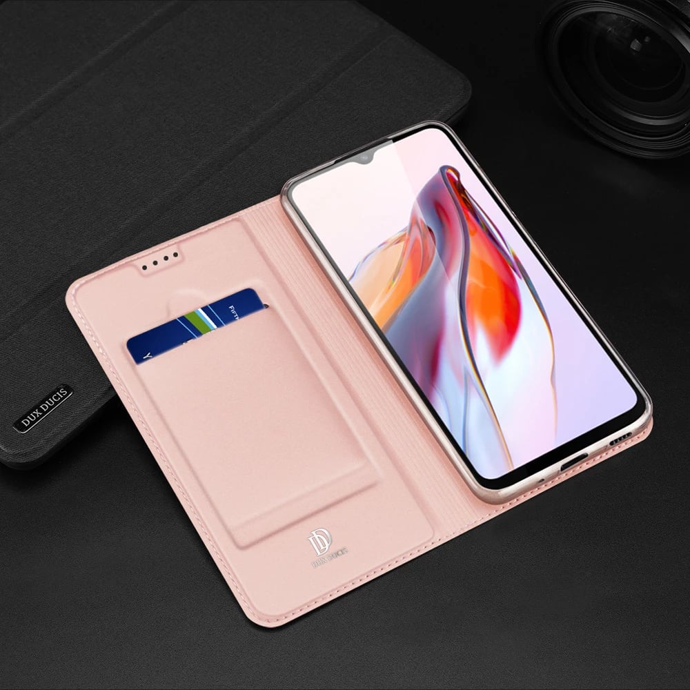 Mbështjellës Dux Ducis Skin Pro për Xiaomi Redmi 11A / Poco C55 / Redmi 12C, me kapak, xhep kartele, funksion standi, i zi Mbështjellës Dux Ducis Skin Pro për Xiaomi Redmi 11A / Poco C55 / Redmi 12C, me kapak, xhep kartele, funksion standi, i zi