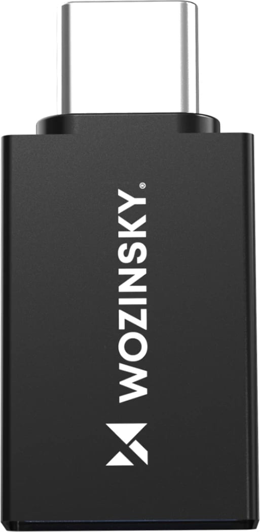 Adapter USB-C në USB-A Wozinsky W10GY1S, 10Gb/s, i zi