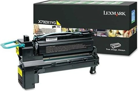 Toner Lexmark X792X1YG, verdhë, rreth 20,000 faqe