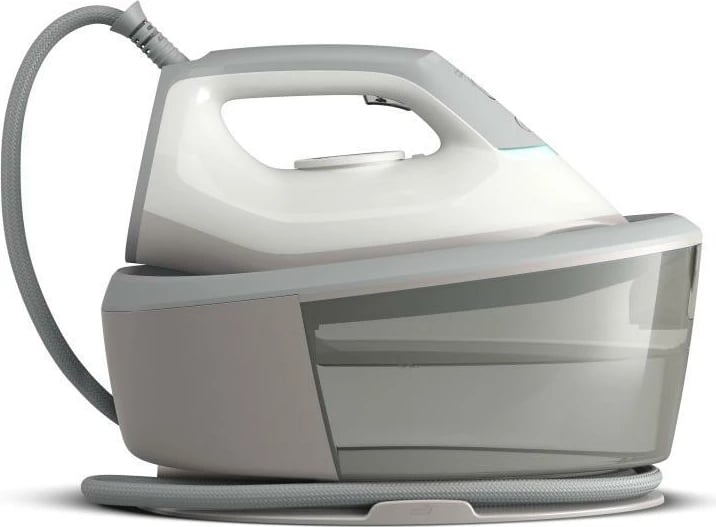 Hekur me gjenerator avulli, Philips PSG2000/80 2000 Series, rezervuar bazë kompakt, bardhë/gri