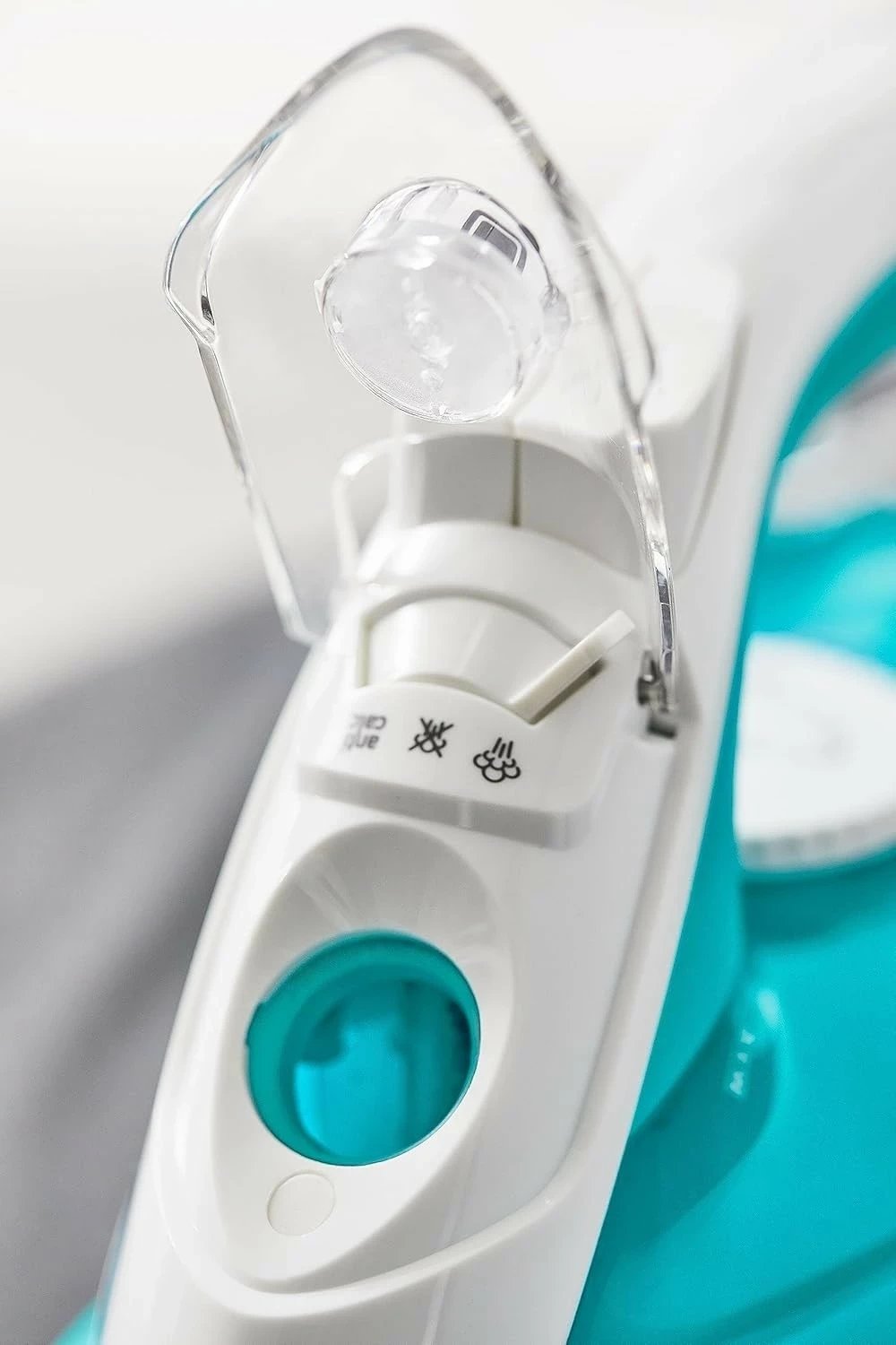 Hekur Tefal Freemove Air FV6520, pa kabllo, bardhë dhe turkuaz