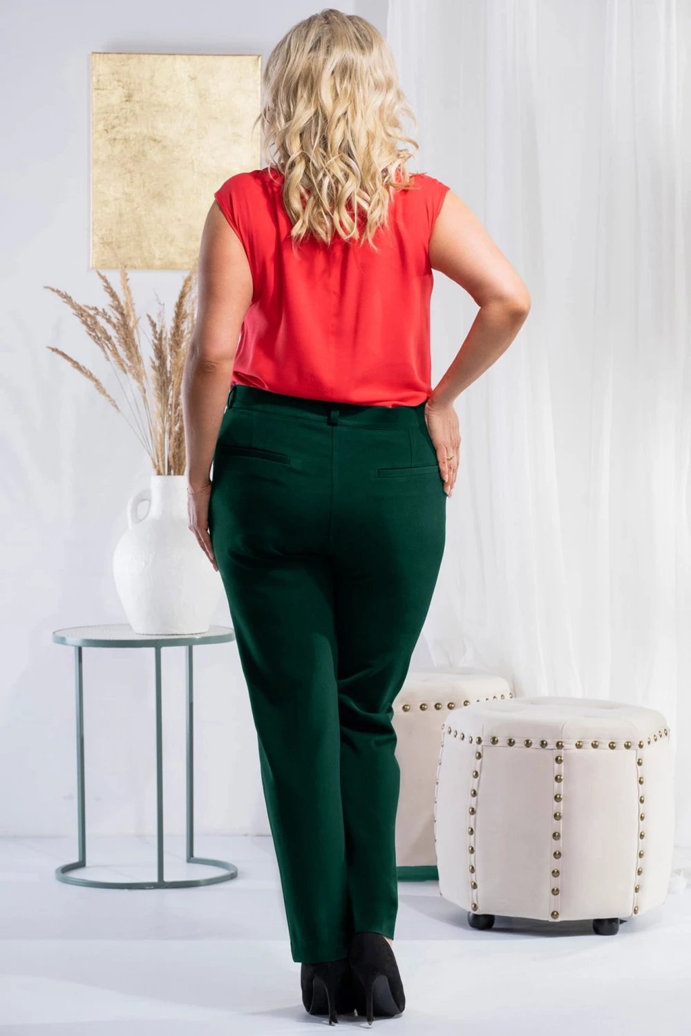 Pantallona Karko model 184892 për femra, të gjelbra